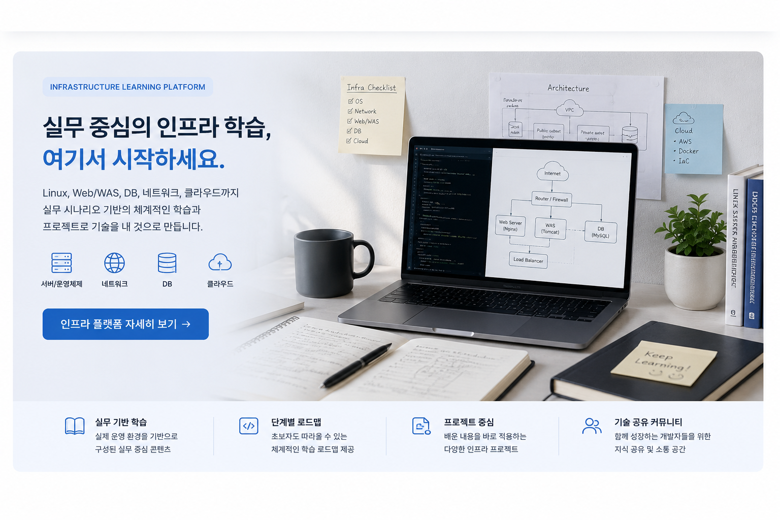 인프라 학습 플랫폼 바로가기