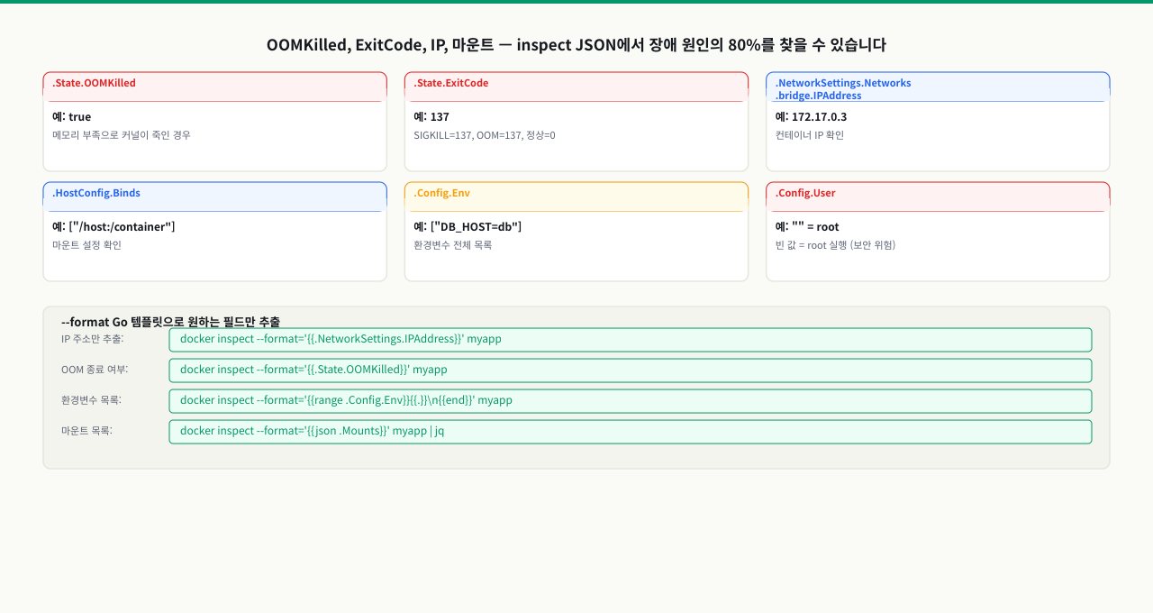 docker inspect 출력 구조
