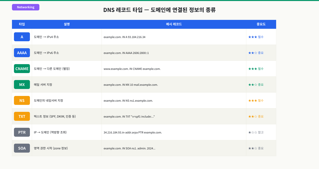 DNS 계층구조와 재귀 질의 원리