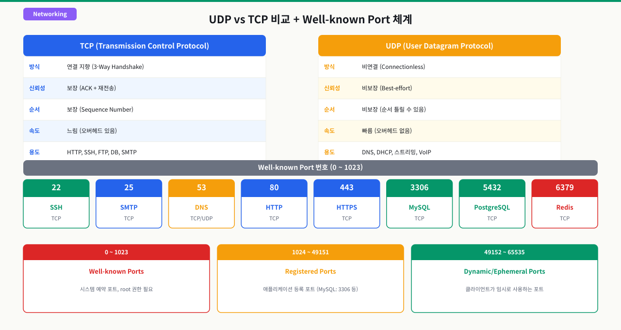 UDP와 Well-known Port 체계